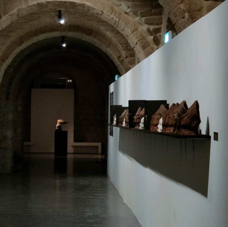 Teste sognanti, installazione di Emanuele Scuotto presso il museo ARCOS di Benevento. 